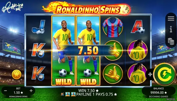 Booming Games Menghadirkan Slot Eksklusif Ronaldinho Spins